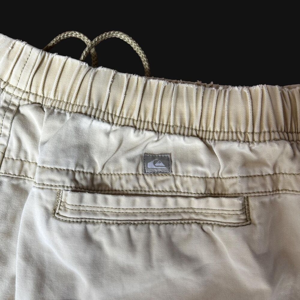 Quiksilver vintage 00s y2k faded baggy drawstring surf shorts